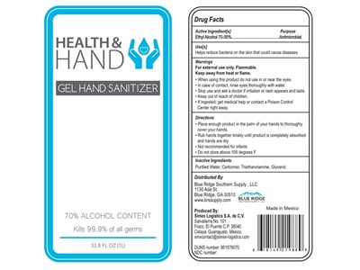 Health And Hand 1l (Etiqueta Health And Hand)